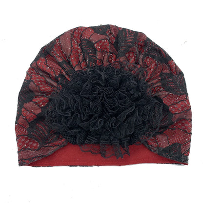 Embroidery Turban Cap for Women Summer Breathable Head Wraps Bonnet Muslim Under Scarf Hat Cancer Chemo Hats Turbante mujer
