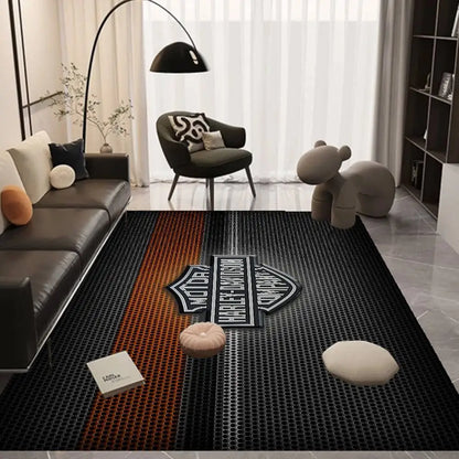 Motorcycle H-Harley D-Davidson Door Mat Kids Room Bedroom Decoration Balcony Anti-Slip Doormat Living Room Doormat Area Rug