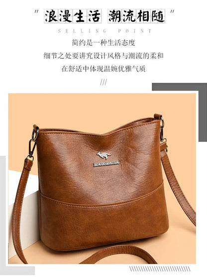 Genuine Brand PU Leather Sac Luxury Handbags Women Bags Designer Shoulder Crossbody Hand Bags for Women 2026 Purses and Handbags