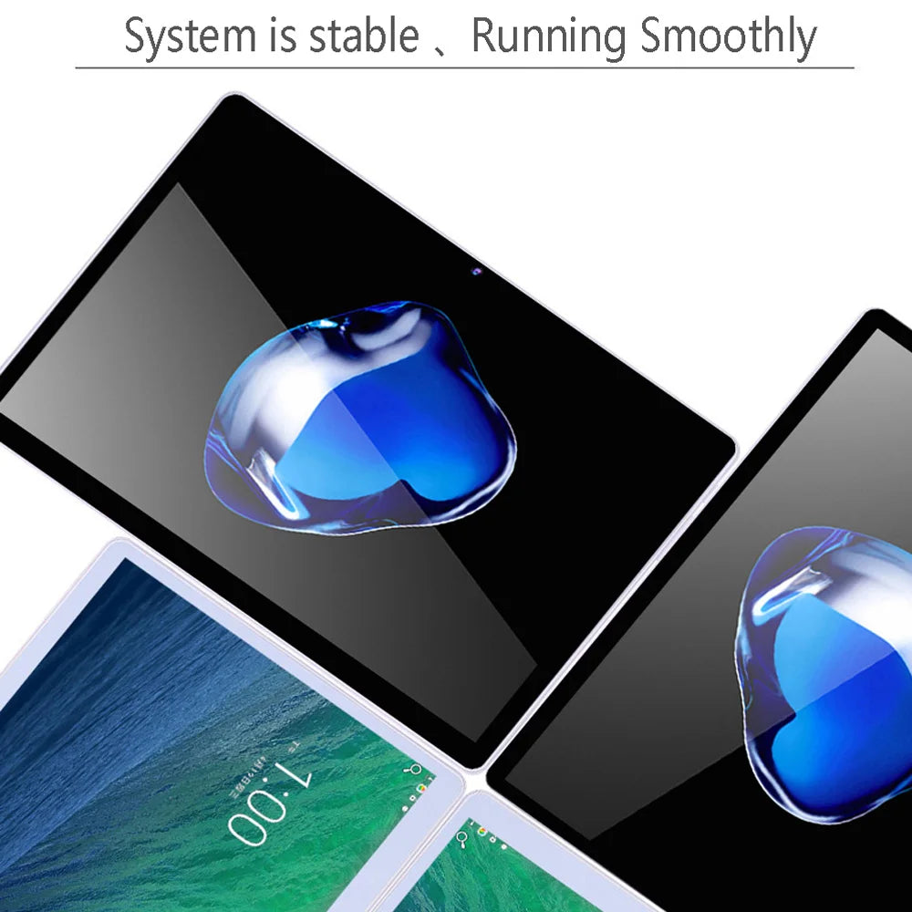 BDF S10 New 10.1 Inch Android Tablet Pc Google Play Dual Cameras Octa Core Dual SIM Phone Call Tablets BT Wi-Fi 4GB RAM 64GB ROM