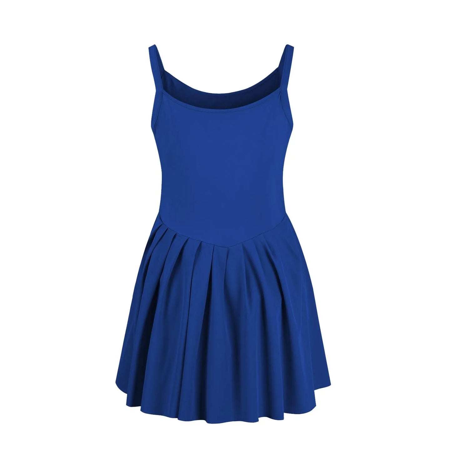 Women Tennis Dress One-Pieces Slim Fit Soft Sports Sets Golf Badminton Skirts Back Cross Tracksuits With Chest Pads Yoga Suits