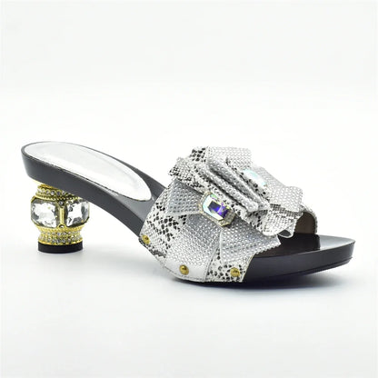New Nigerian Women Party Pumps High Heels Designer Shoes Women Luxury 2025 Italian In Women High Quality African Wedding Shoes