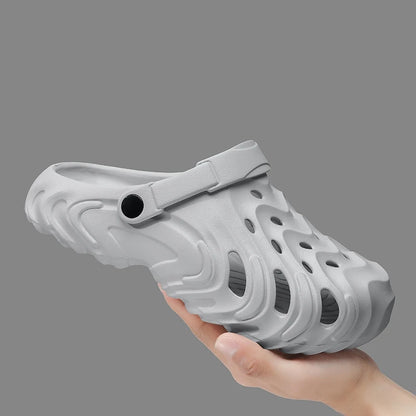 Summer Beach Clogs For Men EVA Breathable Slippers Outdoor Sandals Soft Slides Men Casual Water Garden Shoes Male Beach Sandals