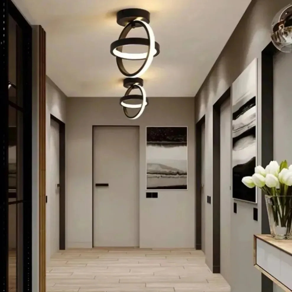 LED Strip Aisle Ceiling Lights Modern Minimalist Living Room Lamps For Balcony Entrance Staircase Home Decor corridor lamp