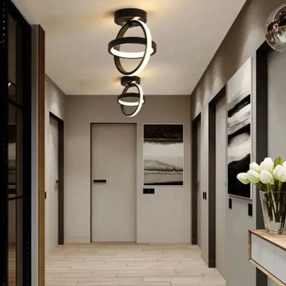 LED Strip Aisle Ceiling Lights Modern Minimalist Living Room Lamps For Balcony Entrance Staircase Home Decor corridor lamp