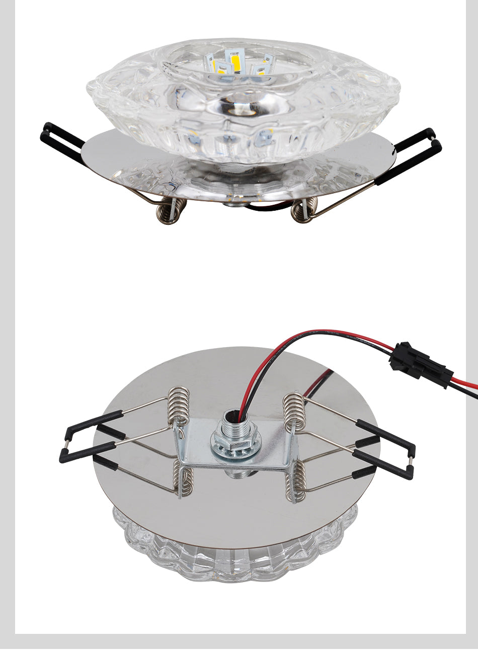 Aisle Flush LED Ceiling Lamp Living Room Crystal Corridor Aisle Lights LED Ceiling Lights Luces Front Techo Balcony Lamp Porch