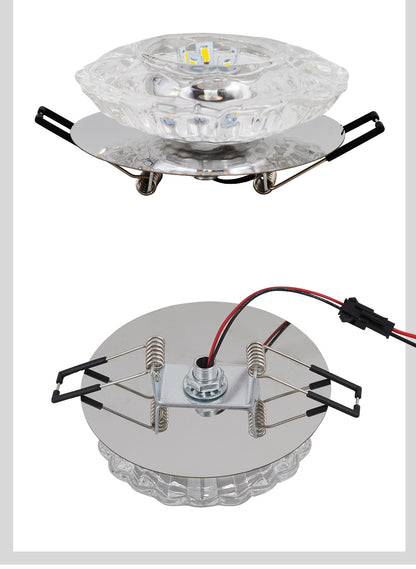 Aisle Flush LED Ceiling Lamp Living Room Crystal Corridor Aisle Lights LED Ceiling Lights Luces Front Techo Balcony Lamp Porch