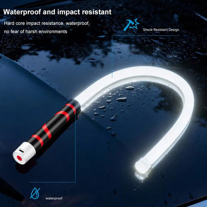 73cm Flexible LED Flashlight Stick Rechargeable Work Light Professional Mechanic Tool for Car Repair Engine Bay Inspection Lamp