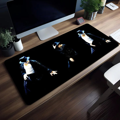 Singer Pop Mouse M-Michael Pad Non-slip Lockedge Jackson Office King Student Gaming of Thickened Large Writing Cushion MousePad