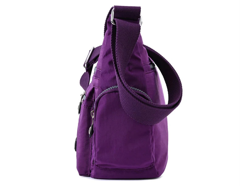 Women's Shoulder bag Nylon Female Travel Handbag Ladies Messenger Bag light CrossBody Bag High-grade Wear-resistant fabric