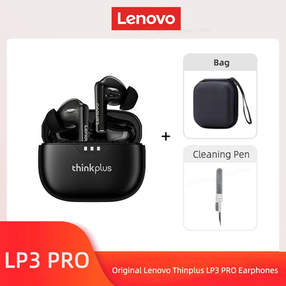 Original Lenovo Lp3 Pro TWS Earphones Wireless Bluetooth 5.3 Earbuds HIFI Sound Noise Reduction HD Call Low Latency Headphones