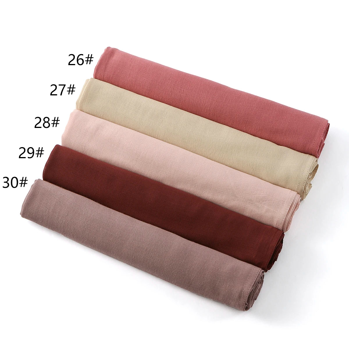 185*75cm Muslim Modal Hijab Rayon Cotton Shawls For Women Thin Plain Scarf Big Size Headscarf Islamic Turban Headband