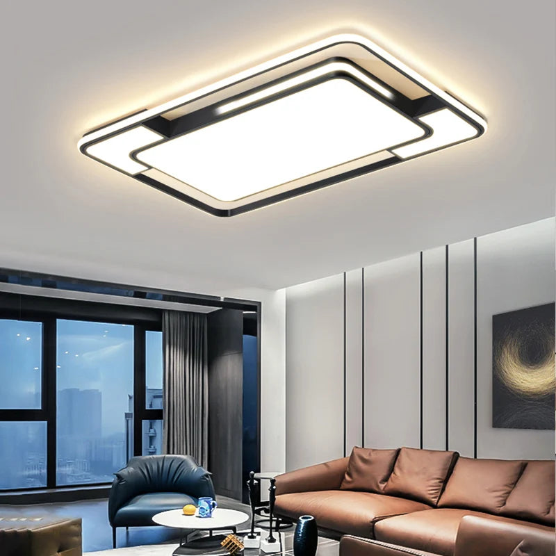 Living Room LED Ceiling Lamp Modern Simple Bedroom Room Dining Light Nordic Lustre Home Decoration Interior Lighting Chandelier