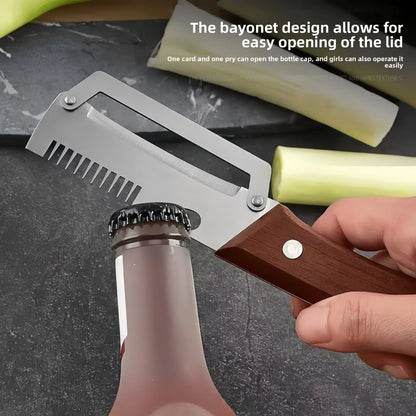 Kitchen Fruit Vegetable Processing Tool Peeler Stainless Steel Paring Knife Ergonomic Handle Portable Gadget for Daily Cooking