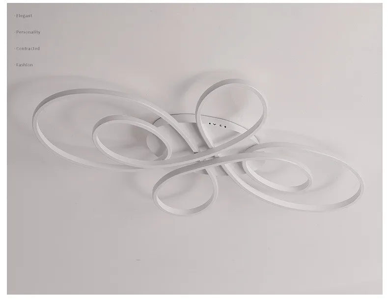 Low Floor Living Room Ceiling Lights Remote Control Modern LED Surface Mounted Light Fixture Dining Room led Ceiling Lamps Dimme