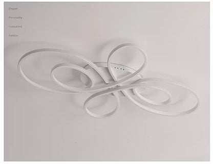 Low Floor Living Room Ceiling Lights Remote Control Modern LED Surface Mounted Light Fixture Dining Room led Ceiling Lamps Dimme