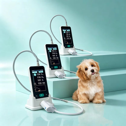 Veterinary Blood Pressure Monitor Handheld Pet Electronic Blood Pressure Meter Cat Dog Animal Blood Pressure Gauge