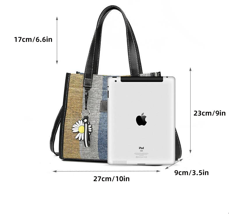 Fashion Messenger Bags For Women Shoulder Ladies Designer Handbag Solid Large Capacity Casual Canvas Shoulder Female Bag