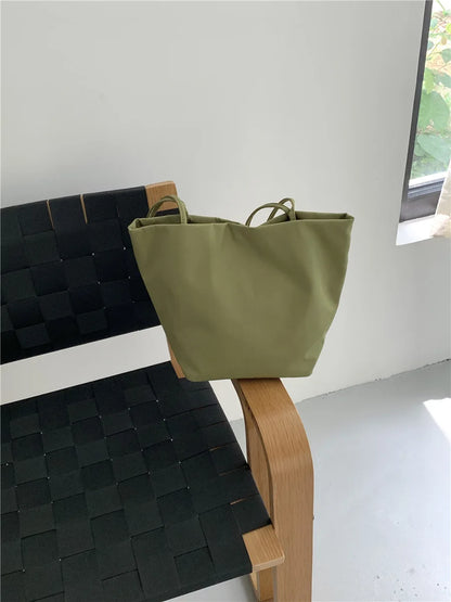 Casual Nylon Bucket Bags for Women Shoulder Bag Fashion Soft Women Bag NEW Tote Purses and Handbags Female Shopper Commuter Bags