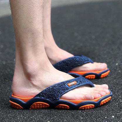 Mens Slippers Lightweight Sandals Summer Flip Flops Breathable Beach Shoes Sandals Men Luxury Flip Flops Breathable Men Slides