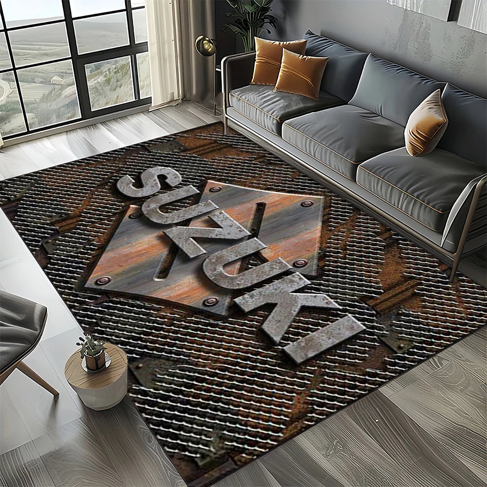 2025 Racing Car S-SUZUKI Logo Motorcycle Carpet Rug for Bedroom Living Room Home Sofa Decoration,kids Play Decor Floor Mat Gift
