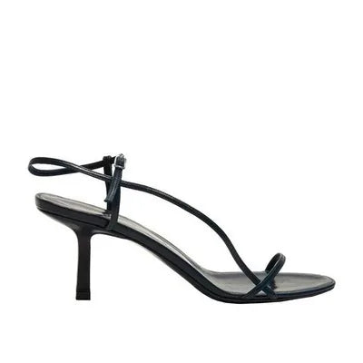 Thin Strap Sandals Women's Summer New with A Single Buckle Strap Womens Shoes Thin Heels with Exposed Toes High-heeled Sandals