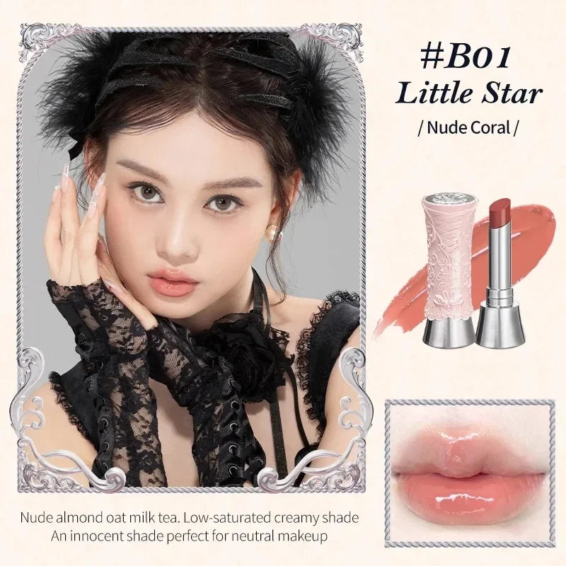 Makeup Flower Knows Set Swan Ballet Series Six Color Eyeshadow Palette Embossed Blusher Shine Lipstick Kit With Bag All In