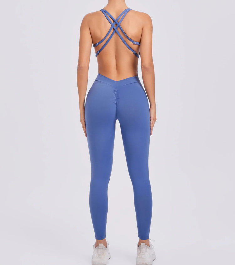 New Long Jumpsuits One Pieces Bodysuit Sexy Female Clothing Sport Fitness Overalls Sweatsuit Youthful Woman Clothes Black Body