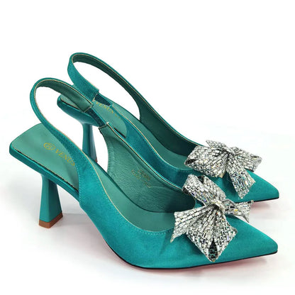 Excellent Italian Hollow Design Women Shoes Matching Bag in Silver Color Mature African Ladies Comfortable Sandals for Party