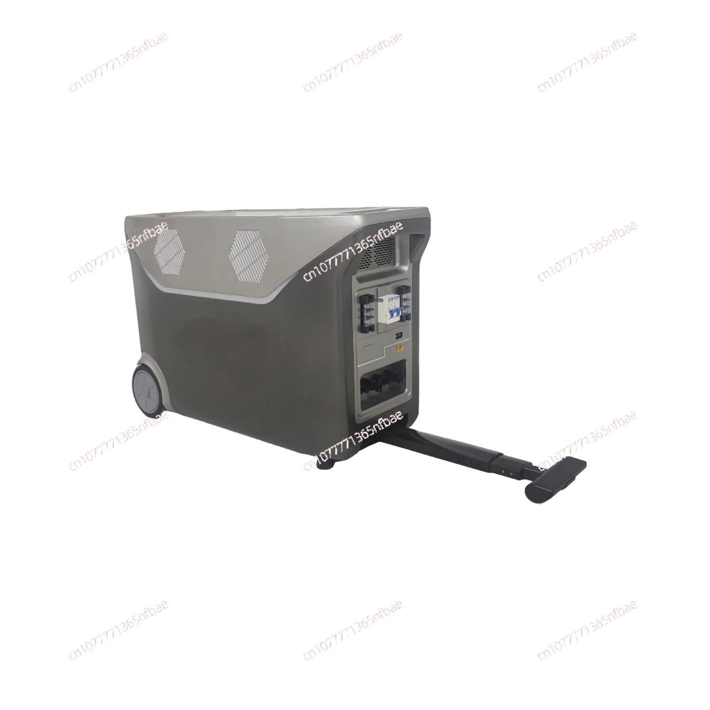 Trolley Style 3500W High Power Portable Outdoor Power Station Solar Charging Emergency Energy Storage Mobile Power Supply