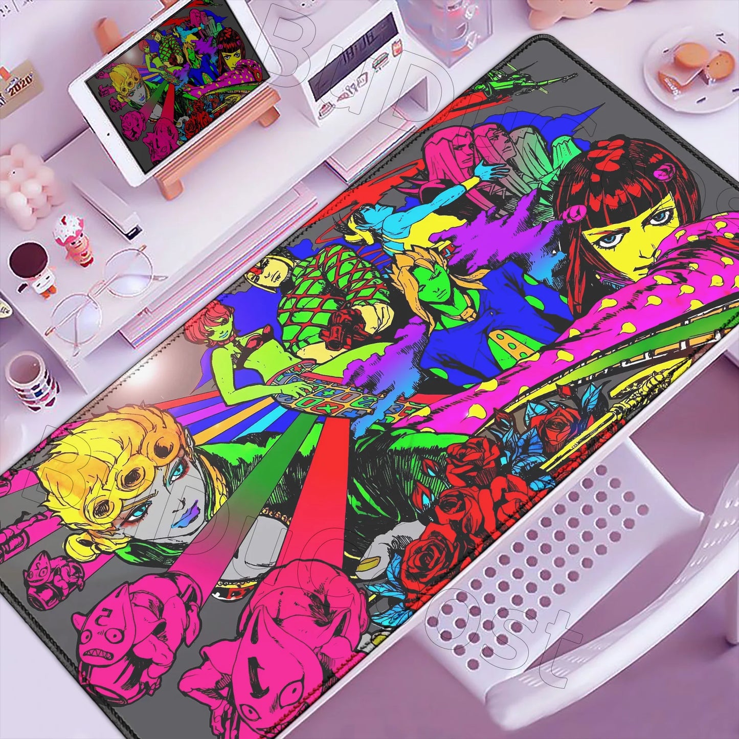 HD J-Jojo B-Bizarre A-Adventure Mouse Pad Gaming 900×400mm Mousepad Xxl Mouse Mat Offices Accessories Keyboard Pad Computer Desk