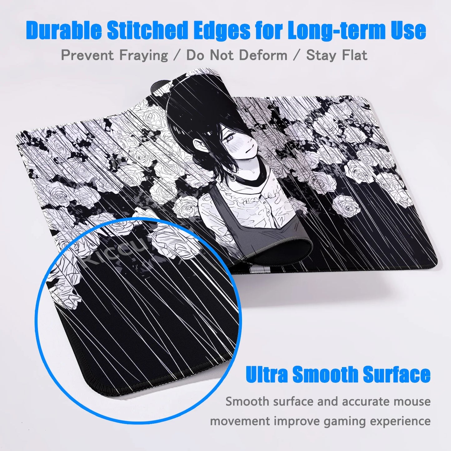 HD Chainsaw Man XXL Mouse Pad Anime reze Gamer Makima Gaming PC Accessories Mouse pads Large Keyboard Desk Mat Computer Keyboard