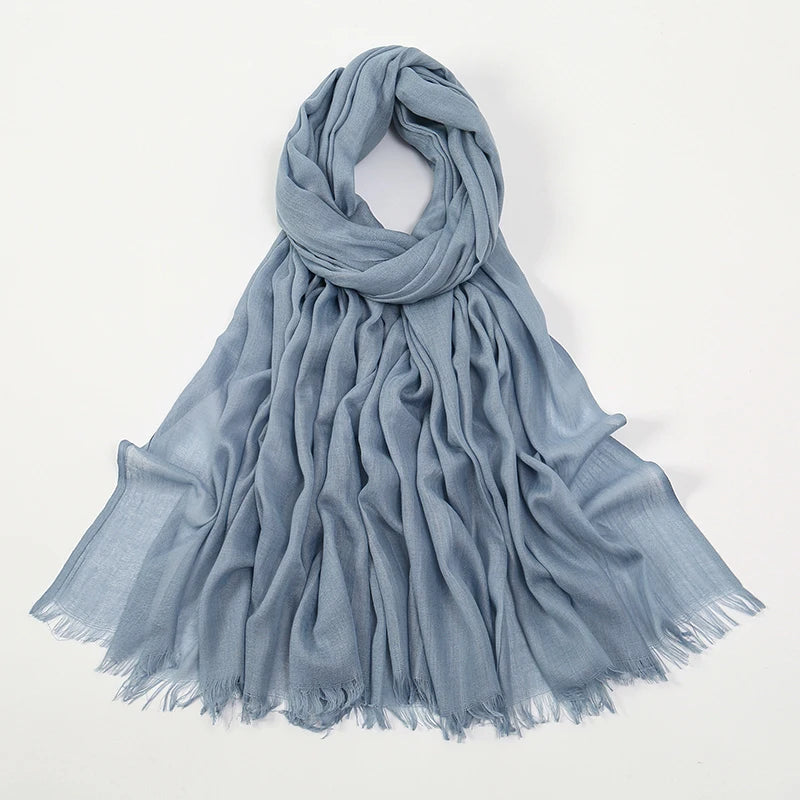 55 Color 110x180cm Big Size Modal Muslim Jersey Hijab Women Solid Scarf Ramadan Long Shawl Plain Soft Turban Wraps Headband