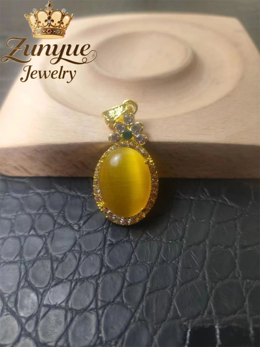 Natural Colorful Cat's Eye Stone Pendant Necklace Elegant Fashion Daily Wear Luxury Quality Fine Jewelry For Women Unisex Gift