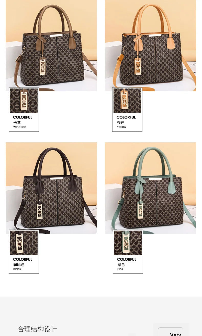 High Quality Ladies Shoulder Bag Women Handbag Designer Large Capacity Printing Women's Shopping Messenger Bags Bolso Mujer