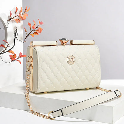 New Women Handbags Fashion Embossed Craftsmanship Portable Shoulder Bag Top-handle Diamond Ladies Bag Wedding Party Bags
