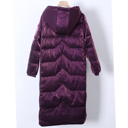 2026 Clearance Sale Maomaokong Women's Luxury Down Jacket Coat Parkas Warm Vest Puffer Coats Female Winter Coats