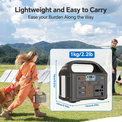 Gaiaray 100W Portable Power Station AC 220V 110V Solar Generator Outdoor Emergency Power Bank 76.8Wh LiFePO4 Battery For Camping