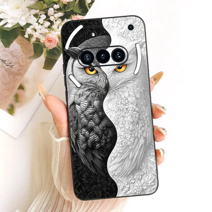 Casing For Nothing Phone (3a) A059 Cover For Nothing Phone 3a Case Silicone Cute Cat Fashion Butterfly Funny Painted