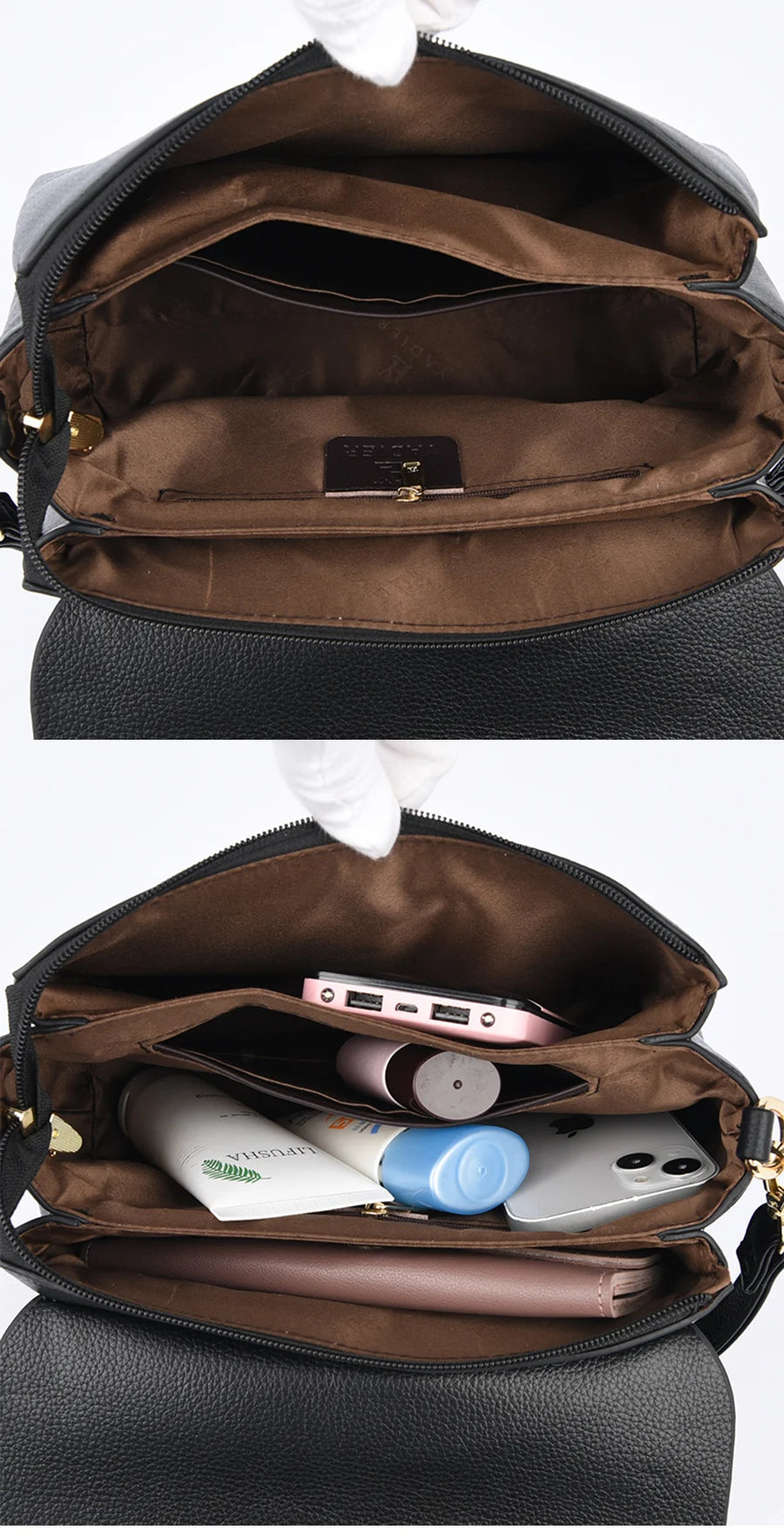 Soft Leather Luxury Shoulder Crossbody Bags for Women 2023 Fashion Purses and Handbags Designer Fashion Ladies Messenger Bag Sac