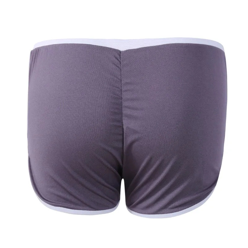High Waist Sexy Women's Sports Shorts Athletic Gym Workout Fitness Yoga Leggings Briefs Solid Breathable Short Pants Female