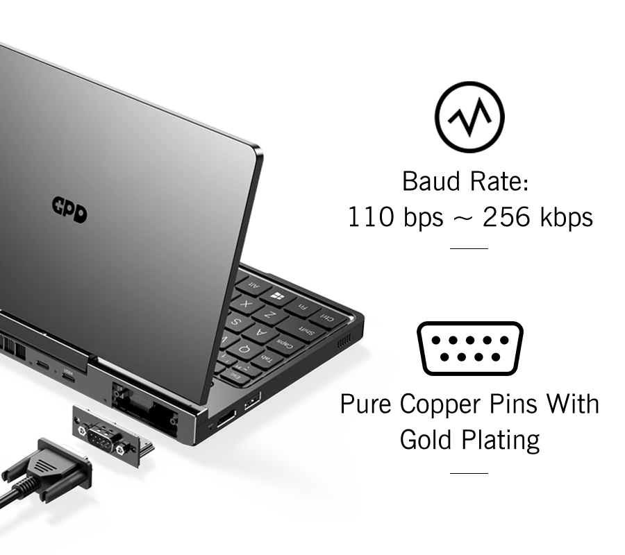 New GPD Pocket 4 2025 Mini Laptop PC 8 Inch AI 9 HX 370 8840U 16/32/64GB RAM 1/2TB NVME SSD 2K 144HZ Full-featured Handheld WIFI