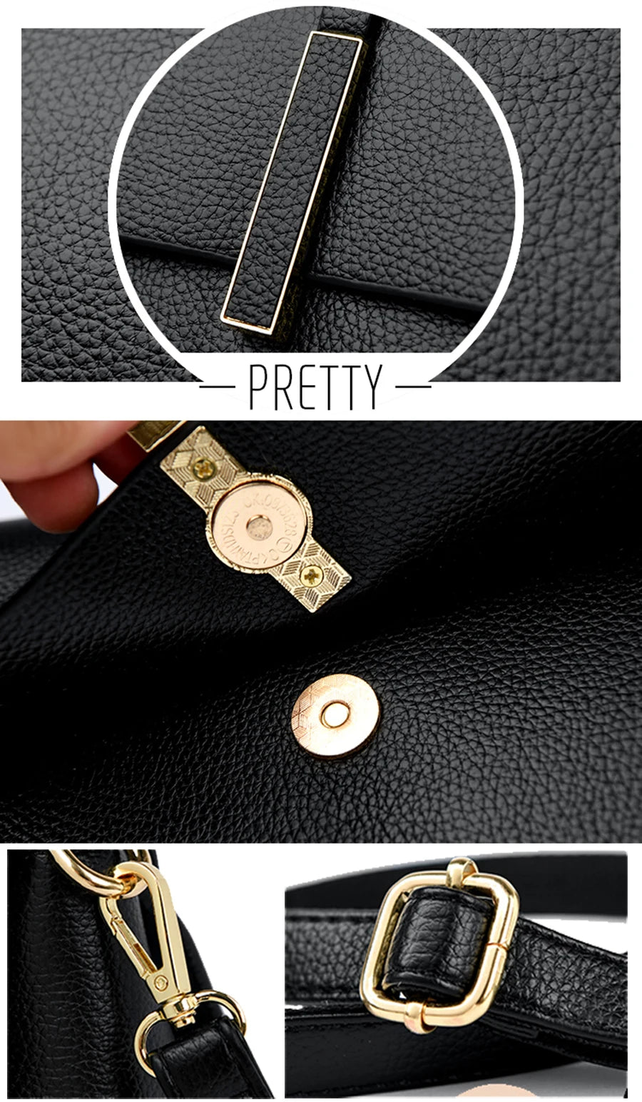 Soft Leather Luxury Shoulder Crossbody Bags for Women 2023 Fashion Purses and Handbags Designer Fashion Ladies Messenger Bag Sac