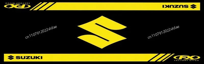 Suzuki Motorsports Carpet Garage Mat Racing Cool Motorcycle Display Electric Bike Mat Entrance Doormat Bedroom Home Decoration