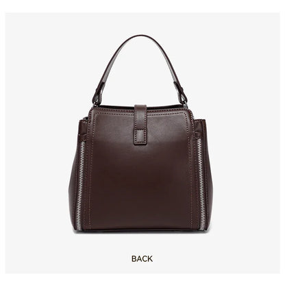 NEW Winter Women's Vintage Natural suede Leather Shoulder Bags Ladies Luxury Designer Cowhide Handbags Female Crossbody Bag