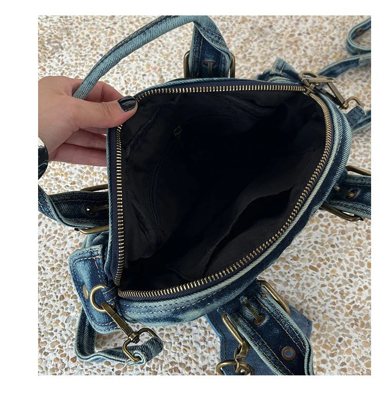 Denim Crossbody Bags for Women Shoulder Bags Hand-held Retro Purse and Handbags Luxury Bags Designers Bag Сумка Женская Bolsa