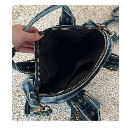 Denim Crossbody Bags for Women Shoulder Bags Hand-held Retro Purse and Handbags Luxury Bags Designers Bag Сумка Женская Bolsa