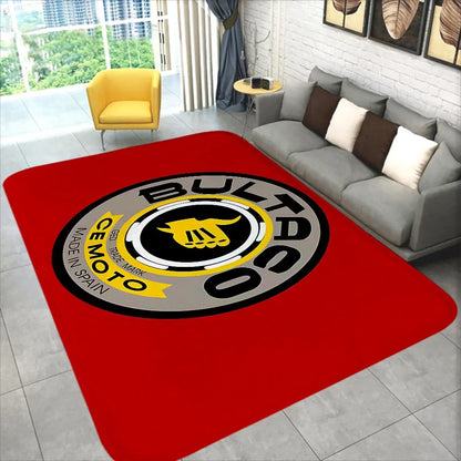 Bultacos Alpina Motorcycles Kitchen Carpet for Home Entrance Doormat Furry Mat for Hallway on the Floor Bedroom Mats Carpets