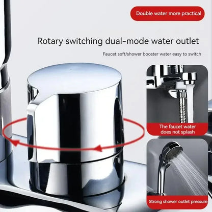 Bathroom Shower Faucet Mixing Valve Shower Shower Set Bathtub Mixing Switch Triple Hot and Cold Faucet Shower Faucet