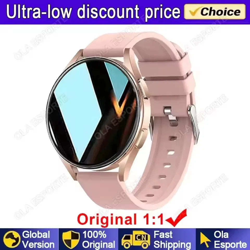 Smart Watch 1.77inch HD AMOLED Screen Bluetooth Call Health Monitor Smartwatch Men Women Fitness Sports Watches For Android IOS